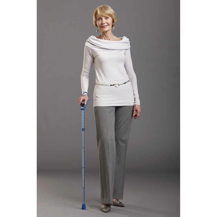 Switch Sticks® Folding Cane, Azure Blue, 32 to 37 Inch Height - MCK-1050005_ls.jpg