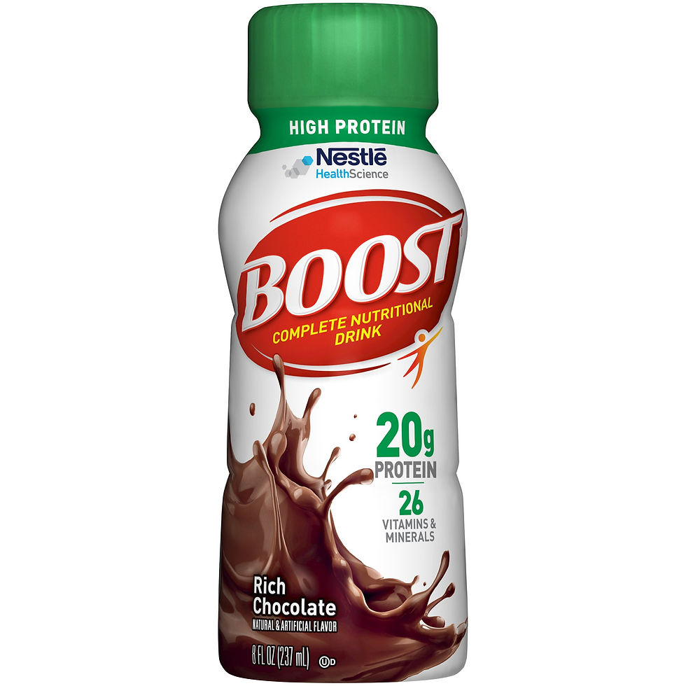Boost® High Protein Chocolate Complete Nutritional Drink, 8-ounce bottle - MCK-1199429_front.jpg