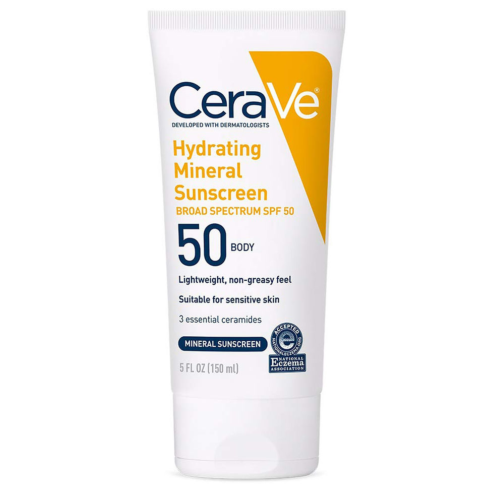CeraVe® Hydrating Mineral Sunscreen Body SPF 50, 5-ounce Tube - MCK-1253473_front.jpg