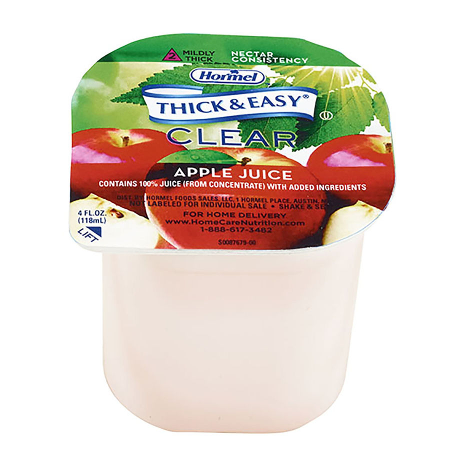 Thick & Easy® Clear Nectar Consistency Apple Thickened Beverage, 4-ounce Cup - MCK-732814.jpg