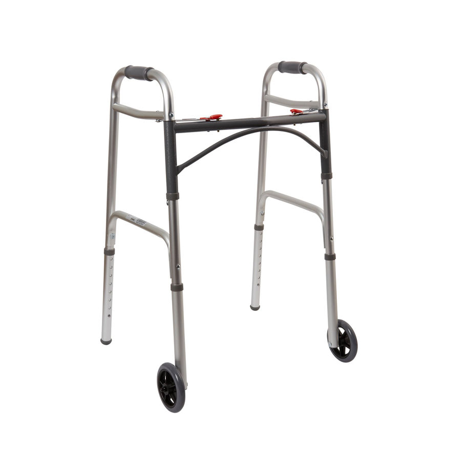 McKesson Folding Walker, Adjustable Height - MCK-1073638_left.jpg