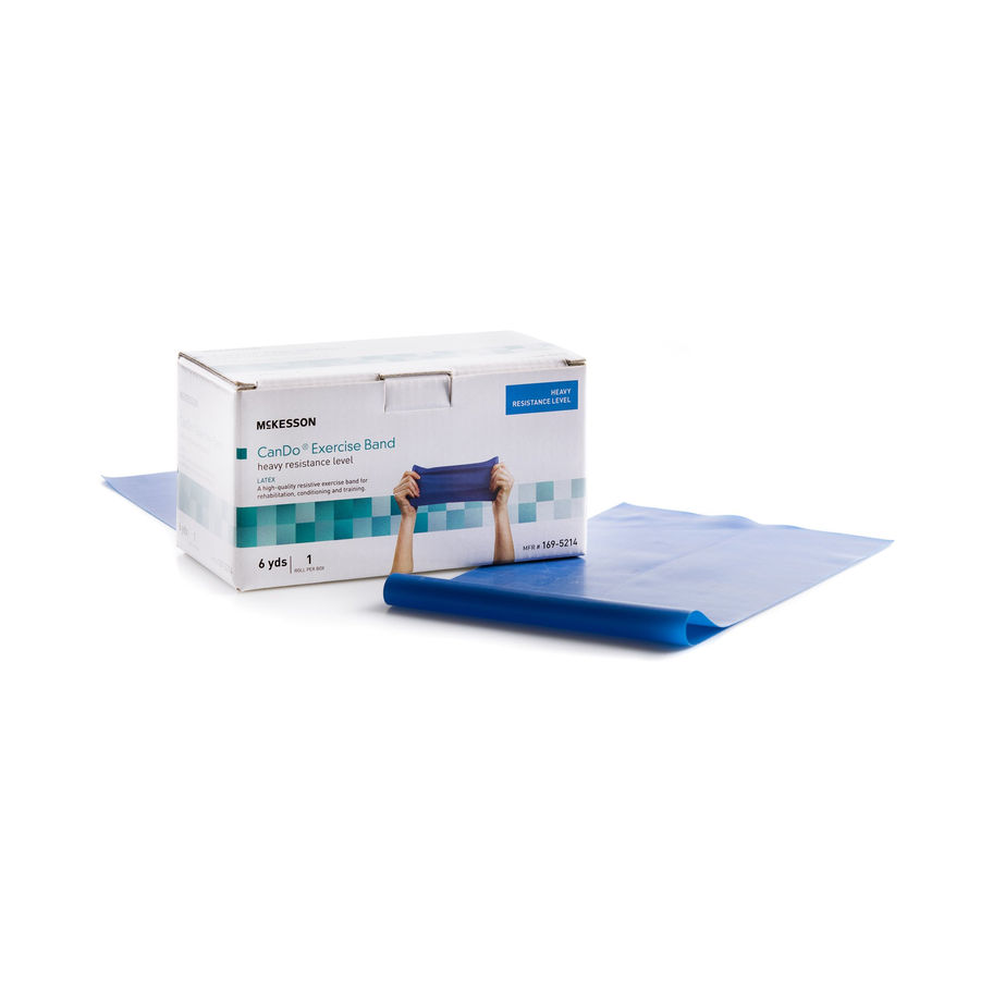McKesson Exercise Resistance Band, Blue, 5 Inch x 6 Yard, Heavy Resistance - MCK-1073306.jpg
