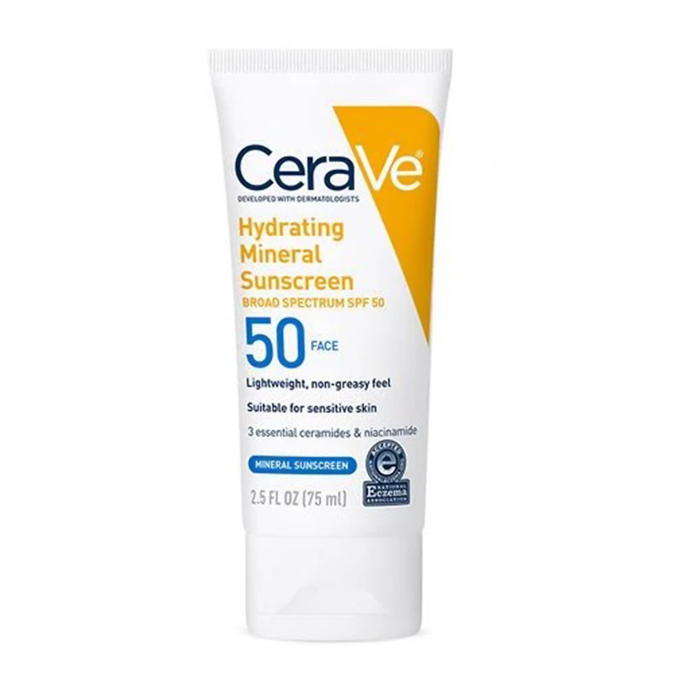 CeraVe® Hydrating Mineral Sunscreen Body SPF 50, 2.5-ounce Tube - MCK-1253472_front.jpg