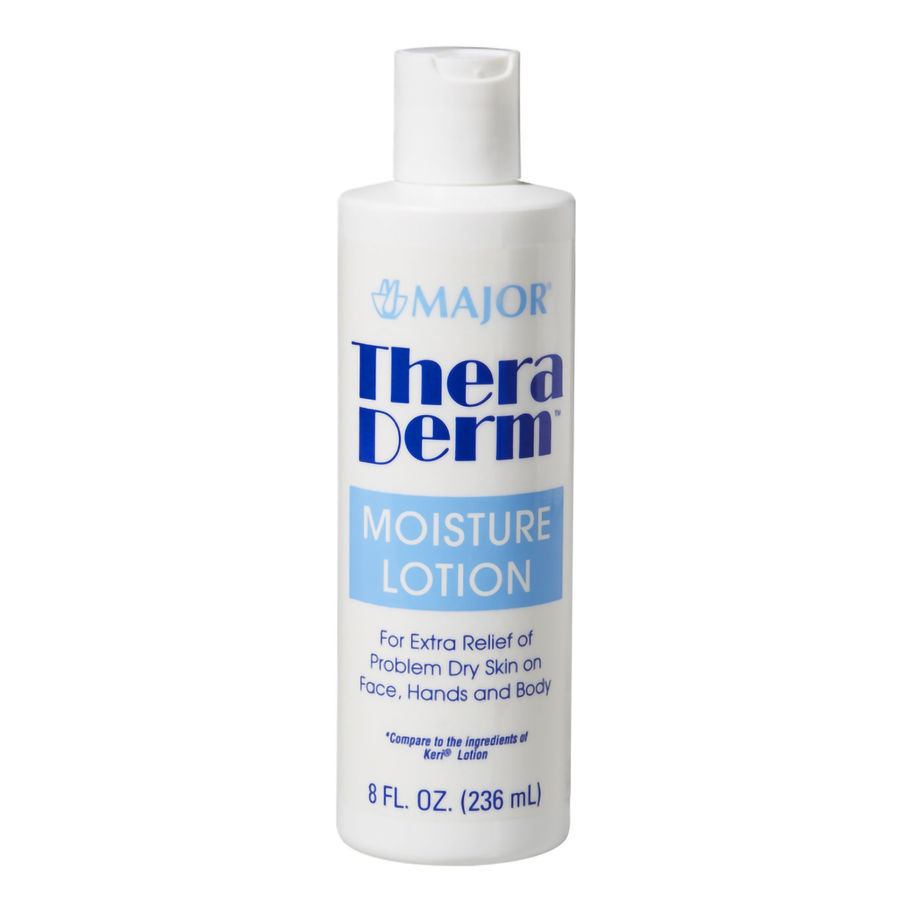 Hand and Body Moisturizer Thera Derm® 8 oz. Bottle Unscented Lotion - MCK-1103583_front.jpg