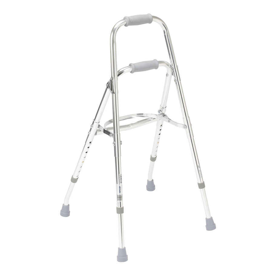drive™ Hemi Aluminum Side Step Folding Walker, 29.5 – 37 Inch Height - MCK-740164_left.jpg