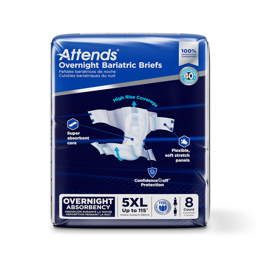 Attends® Overnight Bariatric Briefs, 5X-Large - MCK-1254292_pkgfront.jpg