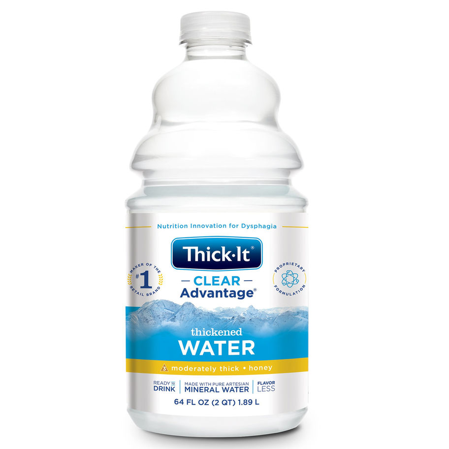 Thick-It® Clear Advantage® Honey Consistency Thickened Water, 64-ounce Bottle - MCK-742226_front.jpg