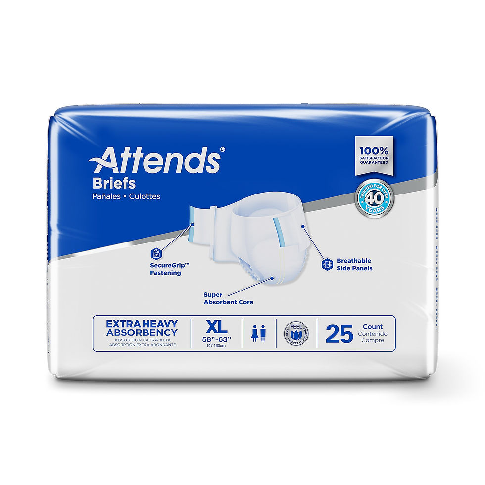Attends® Extra Heavy Absorbency Briefs, X-Large - MCK-1247854_pkgfront.jpg
