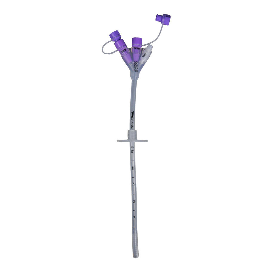 Vesco Medical™ Gastrostomy Feeding Tube, 20 Fr. - MCK-1012164_front.jpg