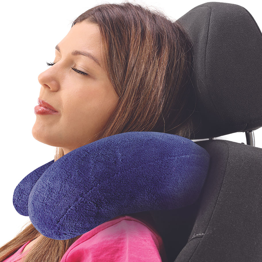 IMAK® Ergo HappiNeck™ Crescent Neck Pillow, Blue - MCK-844445_ls.jpg
