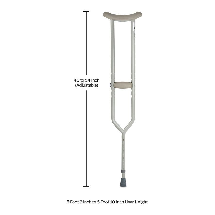 McKesson Underarm Crutches, 5'2" – 5'10" - MCK-1076181_dim.jpg