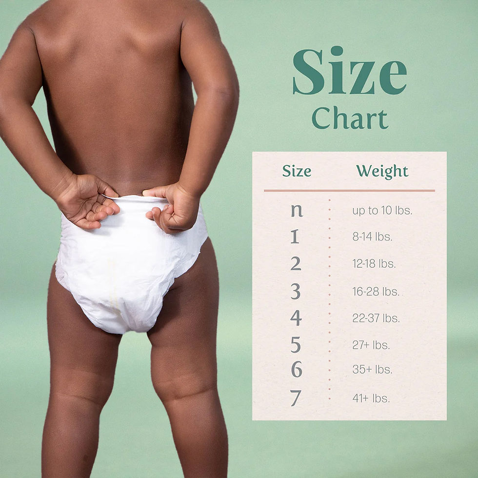 Earth & Eden Sensitive Baby Diapers, Size 2 for Babies Weighing 12 – 18 lbs. - MCK-1279887_sizechart.jpg