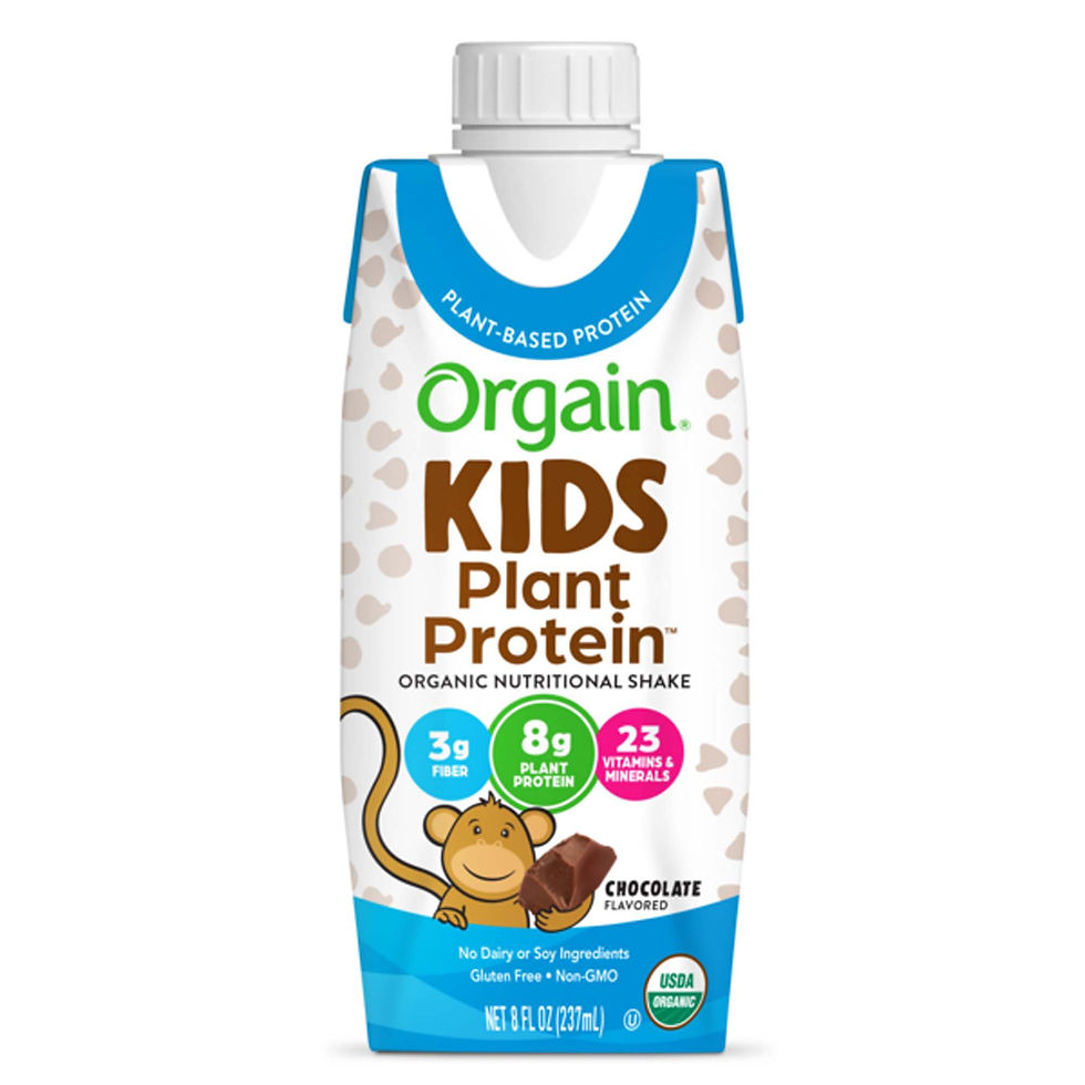 Pediatric Oral Supplement Orgain® Kids Plant Protein™ Organic Nutritional Shake Chocolate Flavor 8 oz. Carton Liquid Protein - MCK-1282934_front.jpg