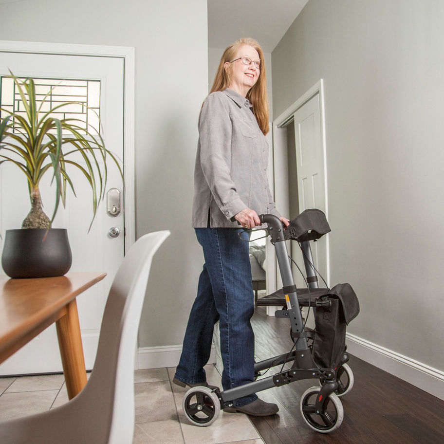 HealthSmart® Gateway Four-Wheel Rollator, 31 to 36 Inch Handle Height - MCK-1095353_ls3_.jpg
