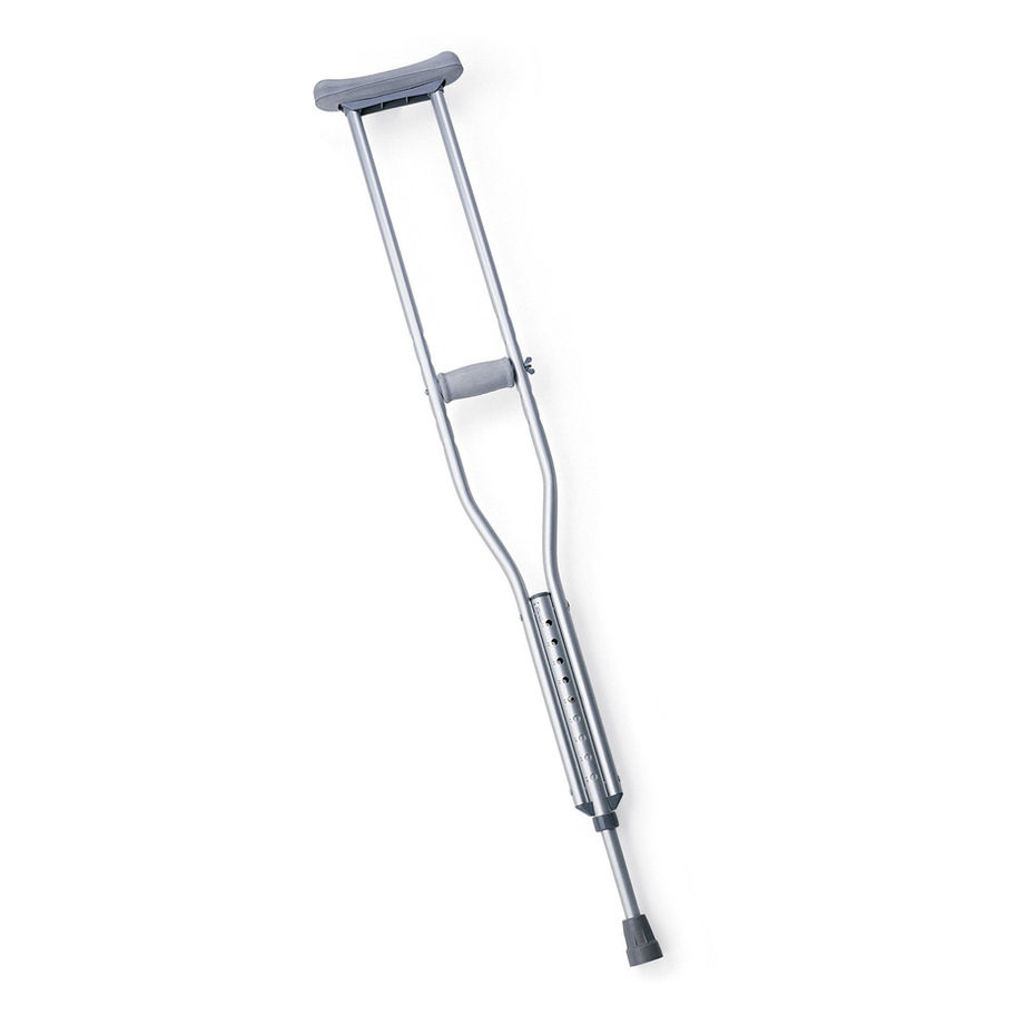 Underarm Crutches Guardian Adult 5 Foot 2 Inch to 5 Foot 10 Inch User Height Aluminum Frame 300 lbs. Weight Capacity - MCK-632375_left.jpg