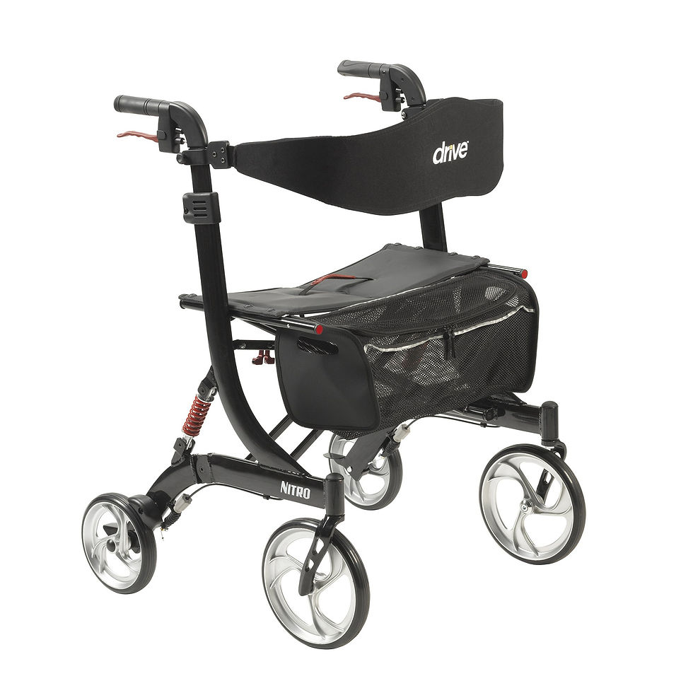 Nitro HD Bariatric Four-Wheel Rollator, Black - MCK-1081351_left.jpg