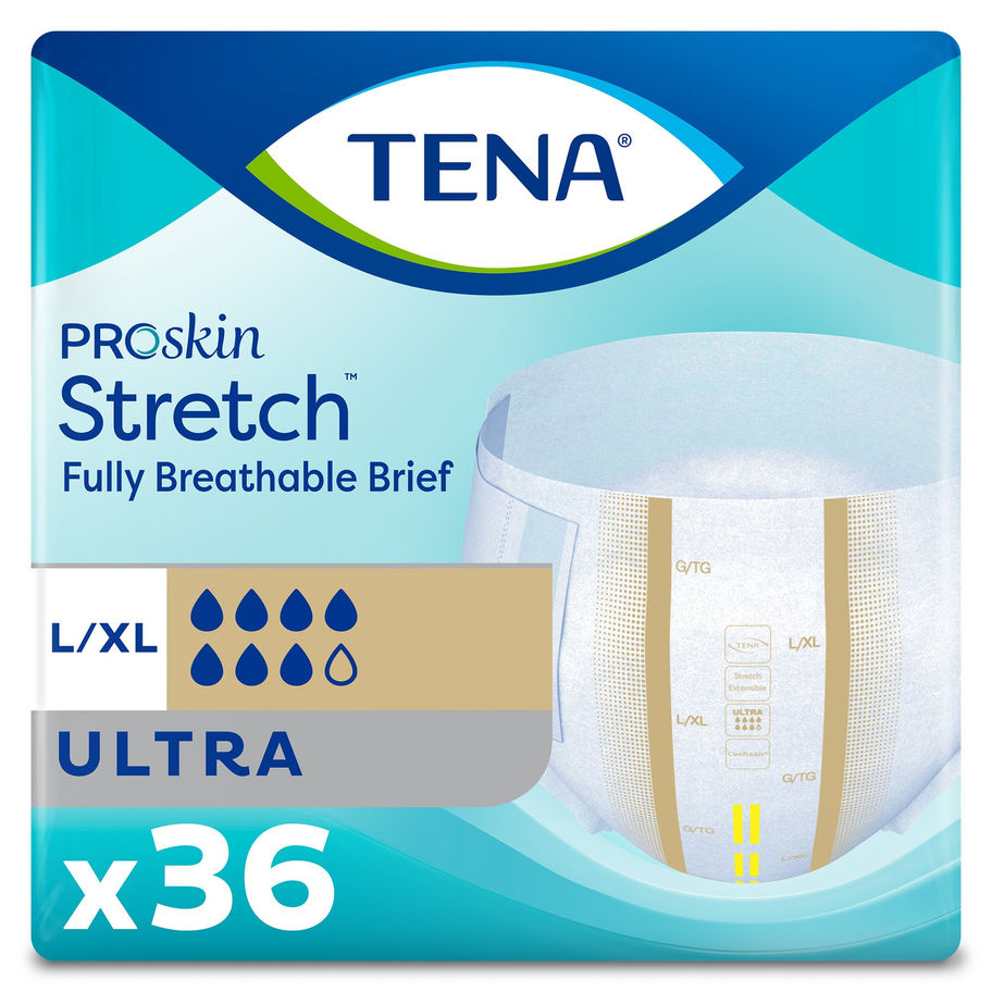Tena® ProSkin Stretch™ Ultra Incontinence Brief, Large / Extra Large - MCK-871836_pkgfront.jpg