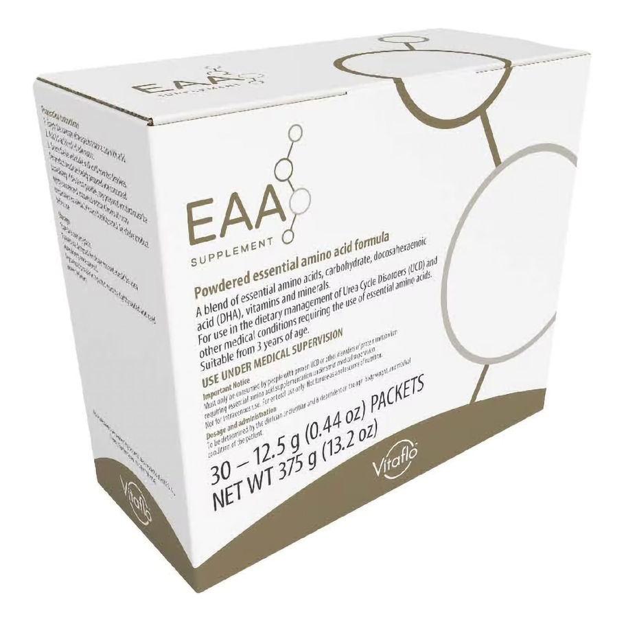 Oral Supplement EAA Supplement™ Tropical Flavor Powder 12.5 Gram Individual Packet - MCK-1250479_pkgleft.jpg