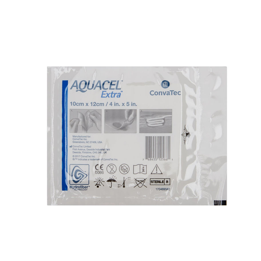 Aquacel® Extra™ Gelling Fiber Wound Dressing, 4 x 5 Inch - MCK-785799_front.jpg