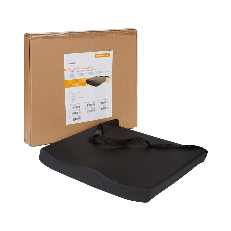 McKesson Premium Molded Foam Seat Cushion, 18 x 16 x 3 Inch - MCK-1065555_ppkgleft.jpg
