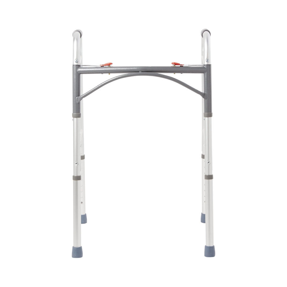 McKesson Aluminum Folding Walker, 32 – 39 Inch Height - MCK-1128907_front.jpg