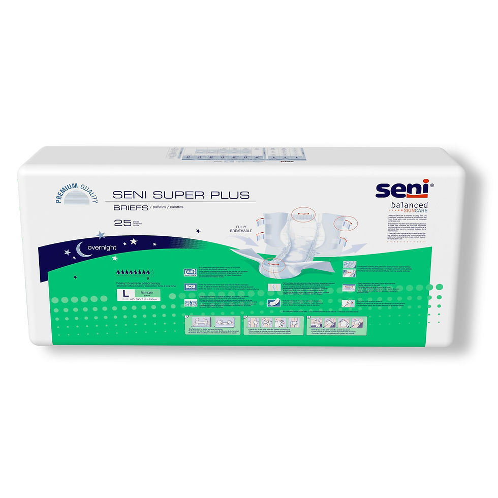 Seni® Super Plus Overnight Heavy to Severe Absorbency Incontinence Brief, Large - MCK-1163871_pkgback_.jpg