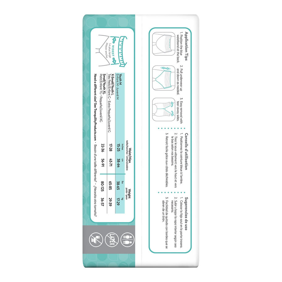 Select® Absorbent Underwear, Pediatric - MCK-1008934_pkgside2.jpg