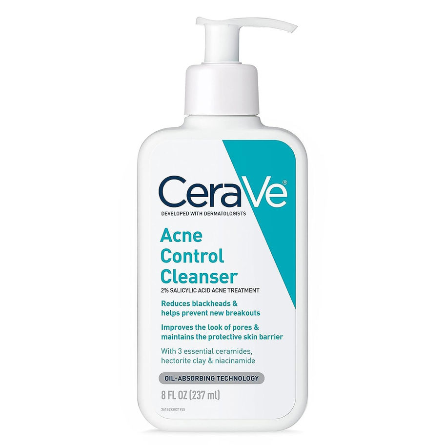 CeraVe® 2% Salicylic Acid Acne Control Cleanser with Ceramides & Hectorite Clay - MCK-1253462_front.jpg