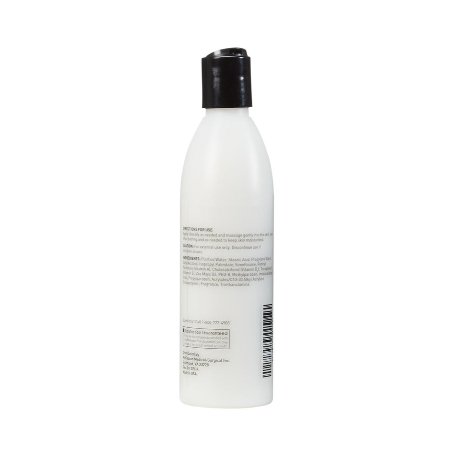McKesson Hand and Body Moisturizer, Summer Rain Scent Lotion, 8 oz. Bottle - MCK-877017_facts.jpg