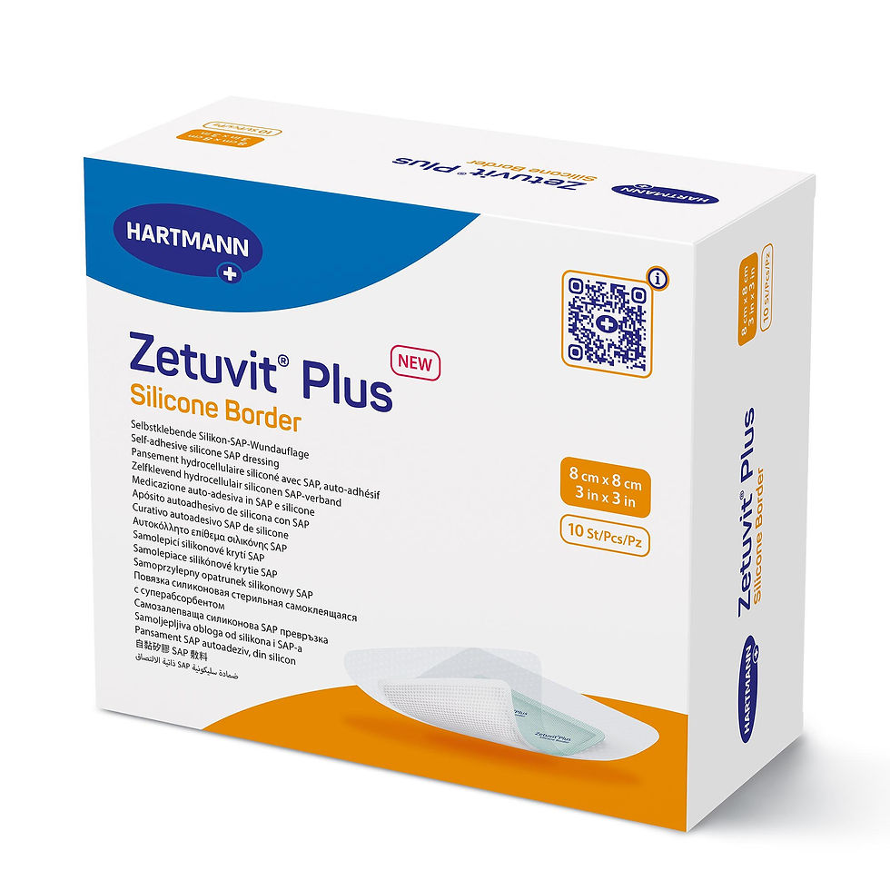 Zetuvit® Plus Silicone Border Super Absorbent Dressing, 3 x 3 Inch - MCK-1235836_pkgright.jpg