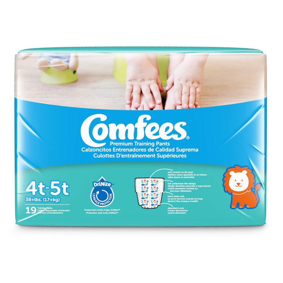 Comfees® Training Pants, 12-Hour Protection, Male Toddler, 4T – 5T, Over 38 lbs. - MCK-907039_pkgfront.jpg