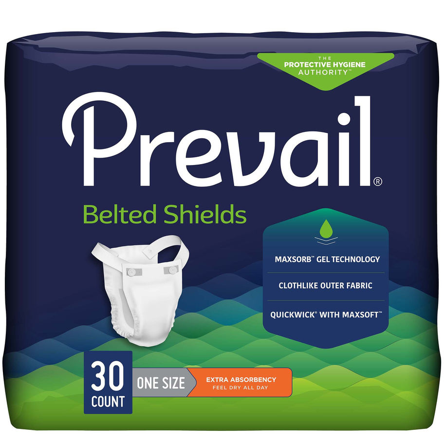 Prevail® Belted Shields Incontinence Belted Undergarment, One Size Fits Most - MCK-409934_pkgfront.jpg