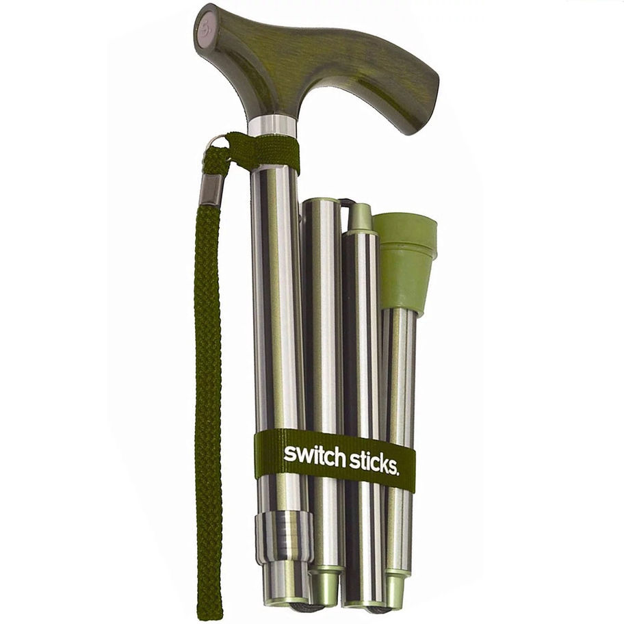 Switch Sticks® Folding Cane, Huntington Print, 32 to 37 Inch Height - MCK-1049990_left.jpg