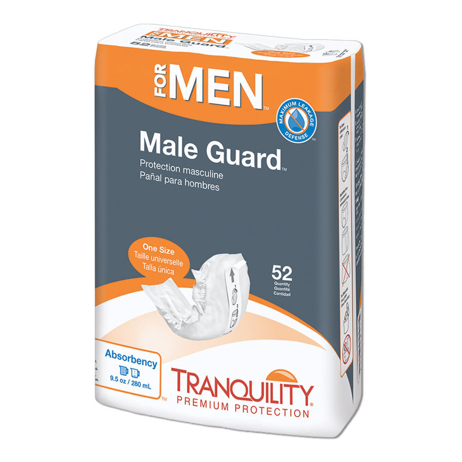 Tranquility® Male Guard™ Bladder Control Pad, 12¼-Inch Length - MCK-1117315_pkgright.jpg