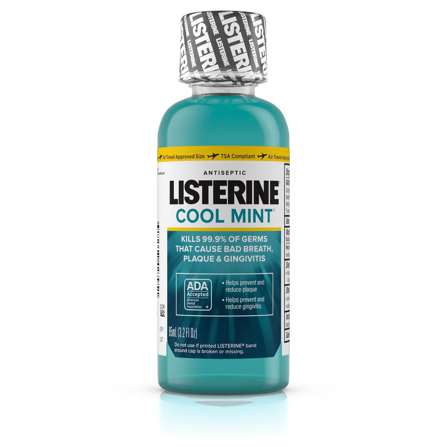 Listerine® Cool Mint® Antiseptic Mouthwash, 3.2 oz. Bottle - MCK-866430_1.jpg