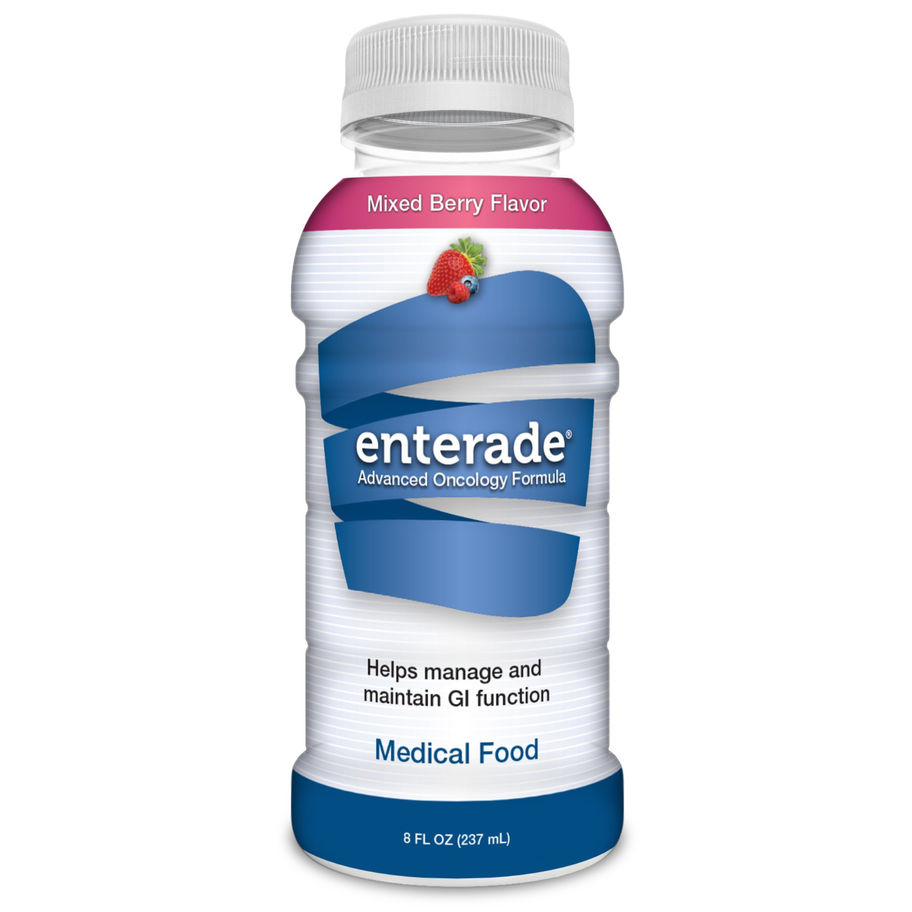 enterade® Advanced Oncology Formula Medical Food, Mixed Berry, 8-ounce bottle - MCK-1277708_front.jpg