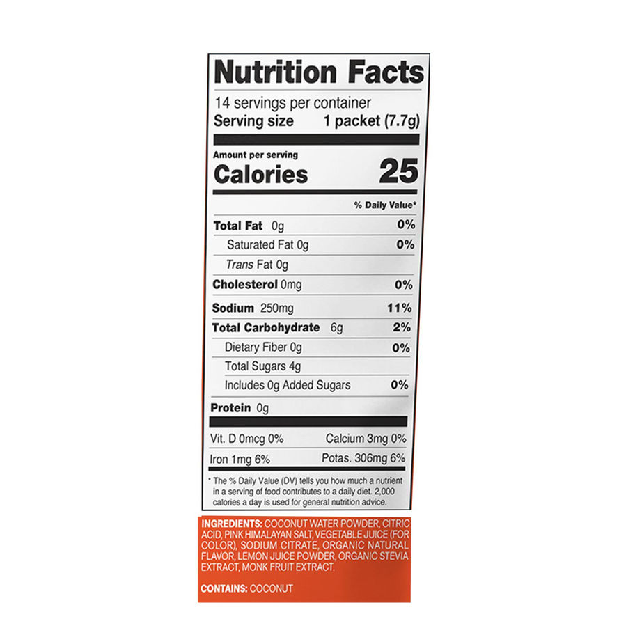 Cure Electrolyte Drink Mix, Blood Orange, 7.7-gram Packets - MCK-1267699_nf.jpg