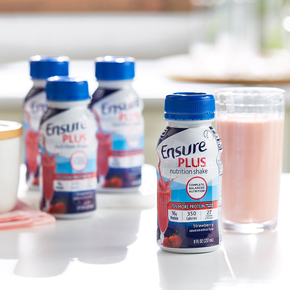Ensure® Plus Nutrition Shake, Strawberry, 8-ounce bottle - MCK-649273_ls.jpg