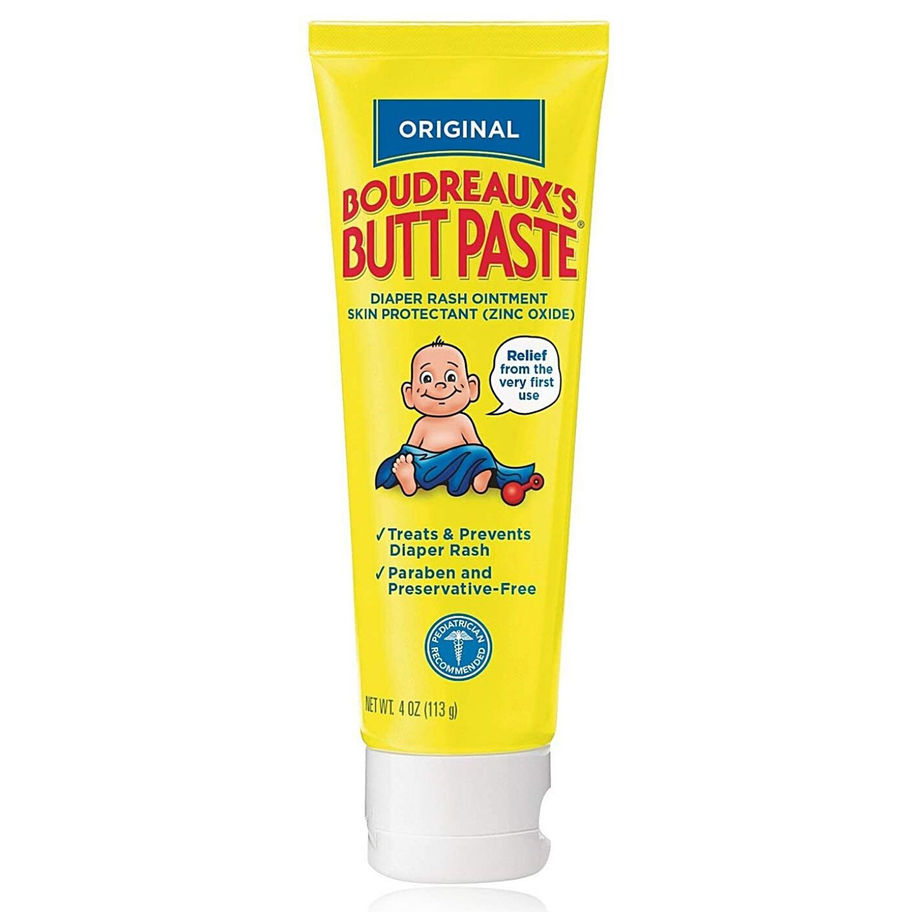 Boudreaux's Original Butt Paste Diaper Rash Treatment, 16% Zinc Oxide, 4 oz Tube - MCK-637430_front.jpg