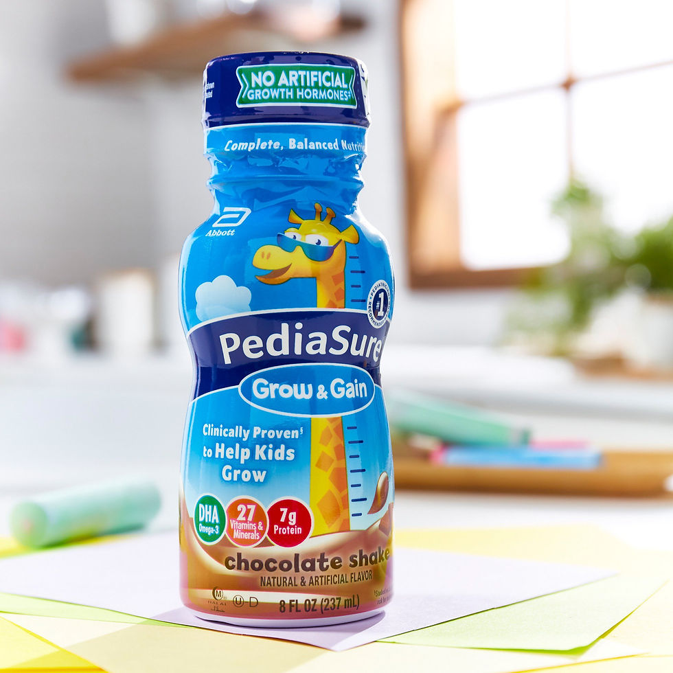 PediaSure® Grow & Gain Chocolate Shake, 8-ounce bottle - MCK-649265_ls.jpg
