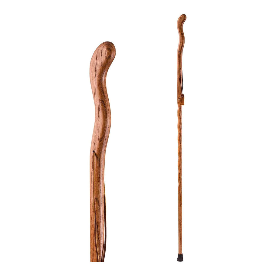 Brazos™ FitnessWalker Handcrafted Walking Stick, 58-Inch, Red - MCK-1229042_pdet.jpg