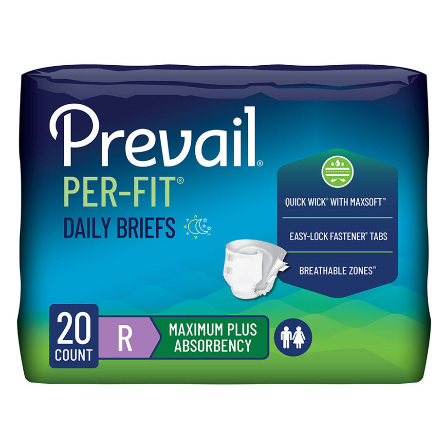 Prevail® Per-Fit® Maximum Incontinence Brief, Regular - MCK-527654_pkgfront_.jpg