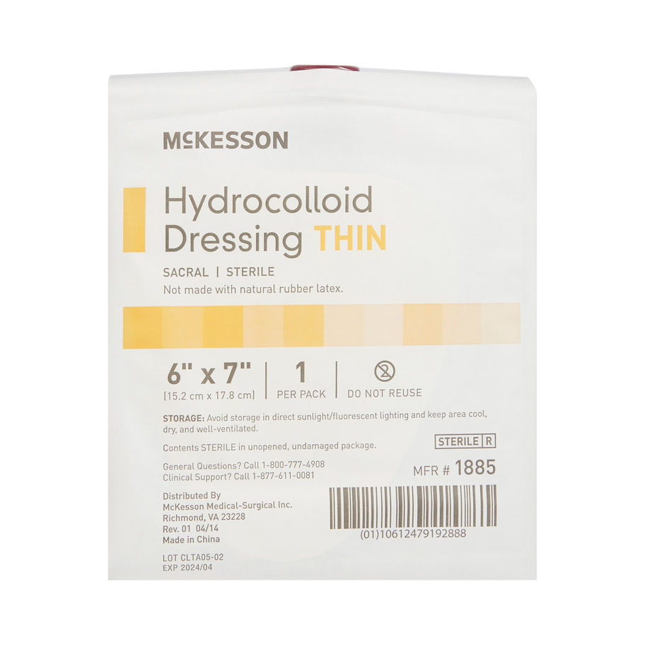McKesson Hydrocolloid Dressing, 6 x 7 Inch Sacral - MCK-882986_front.jpg