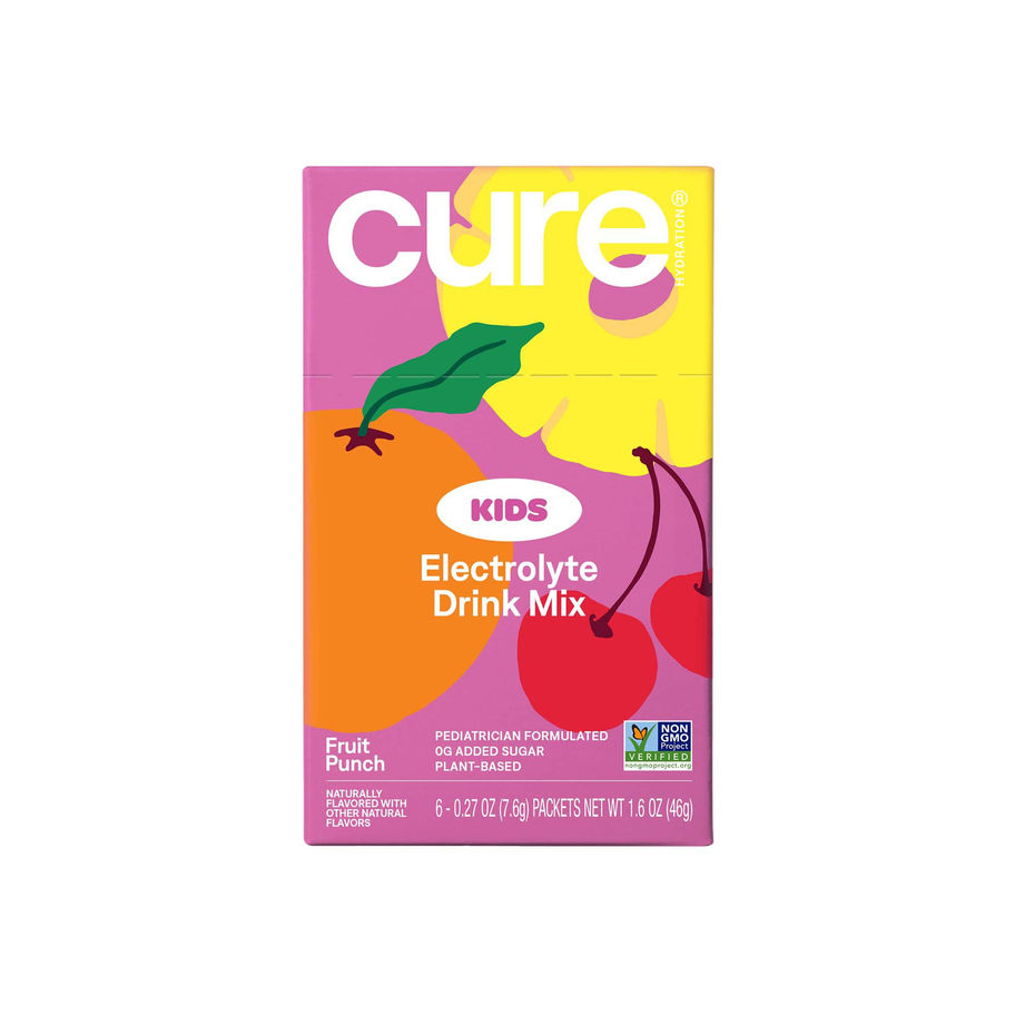 Cure® Kids Electrolyte Drink Mix, Fruit Punch, 7.5-gram Packet - MCK-1256637_pkgfront.jpg