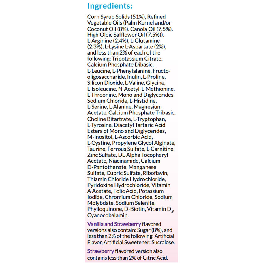 Neocate® Junior with Prebiotics Amino Acid–Based Powdered Formula, Strawberry - MCK-873510_ingredients.jpg
