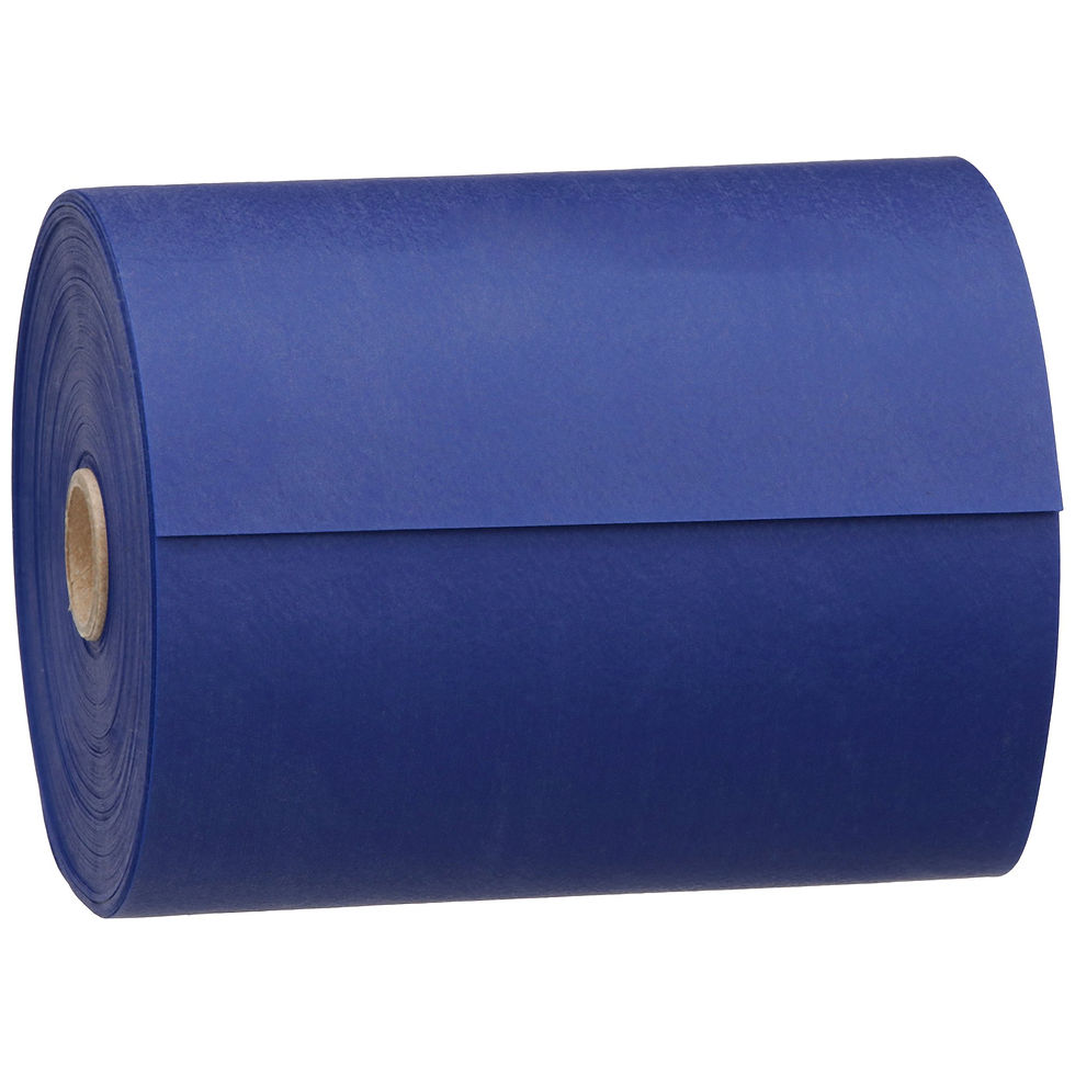 McKesson Exercise Resistance Band, Blue, 5 Inch x 25 Yard, Heavy Resistance - MCK-1073320_left.jpg