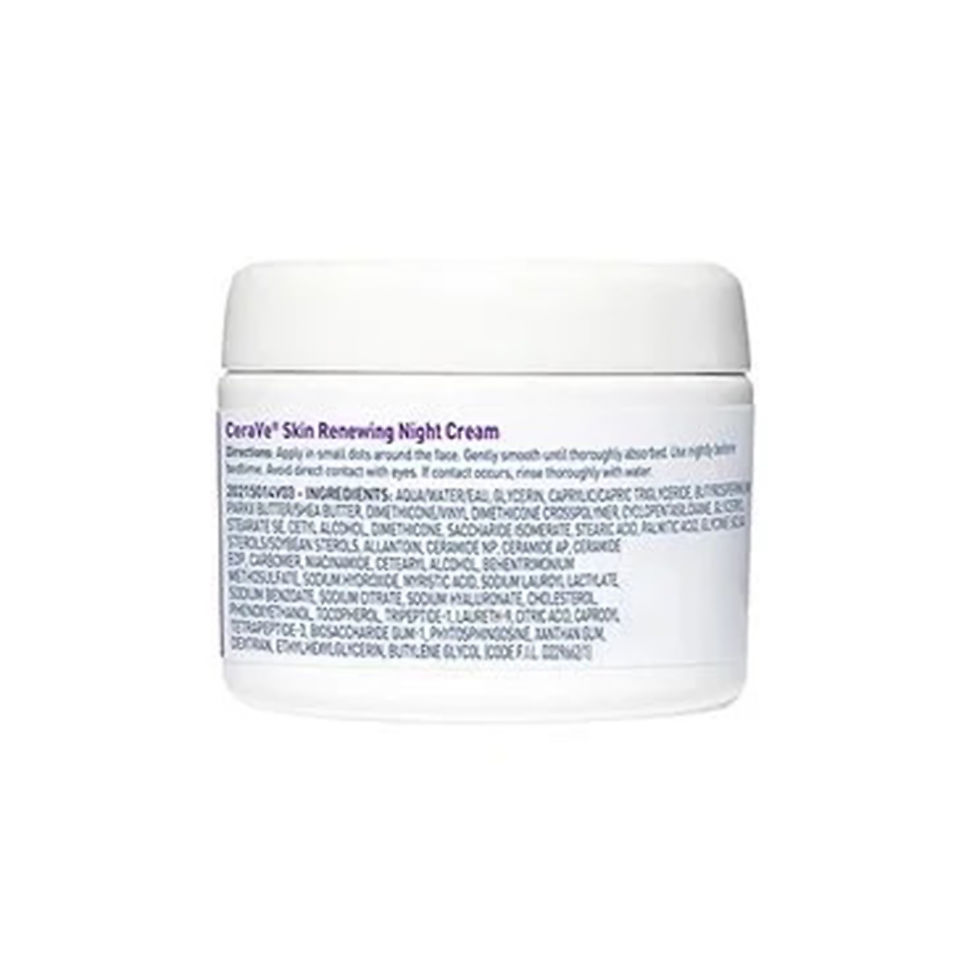 CeraVe® Skin Renewing Night Cream Peptide Complex, 48-gram Jar - MCK-1253468_back.jpg
