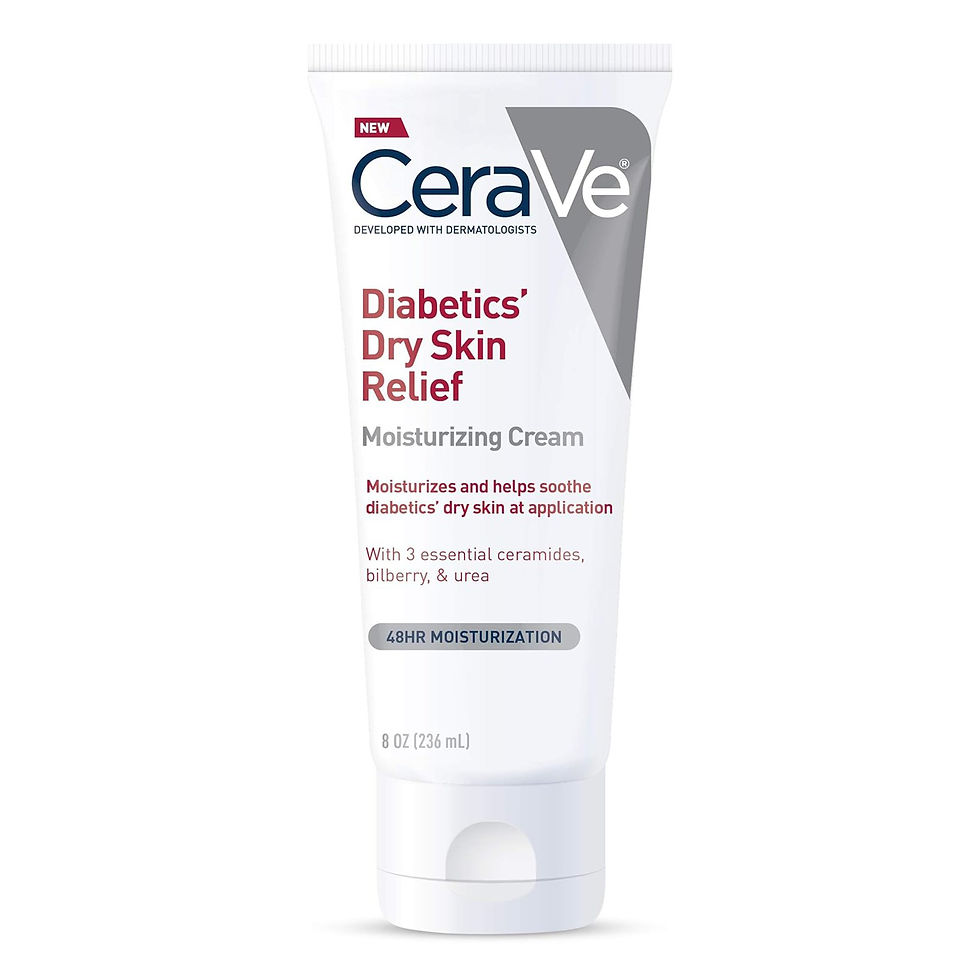 CeraVe® Diabetics' Dry Skin Relief Moisturizing Cream, 8-ounce Tube - MCK-1253470_front.jpg