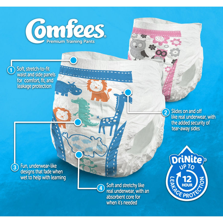 Comfees® Training Pants, 12-Hour Protection, Male Toddler, 4T – 5T, Over 38 lbs. - MCK-907039_mktg.jpg