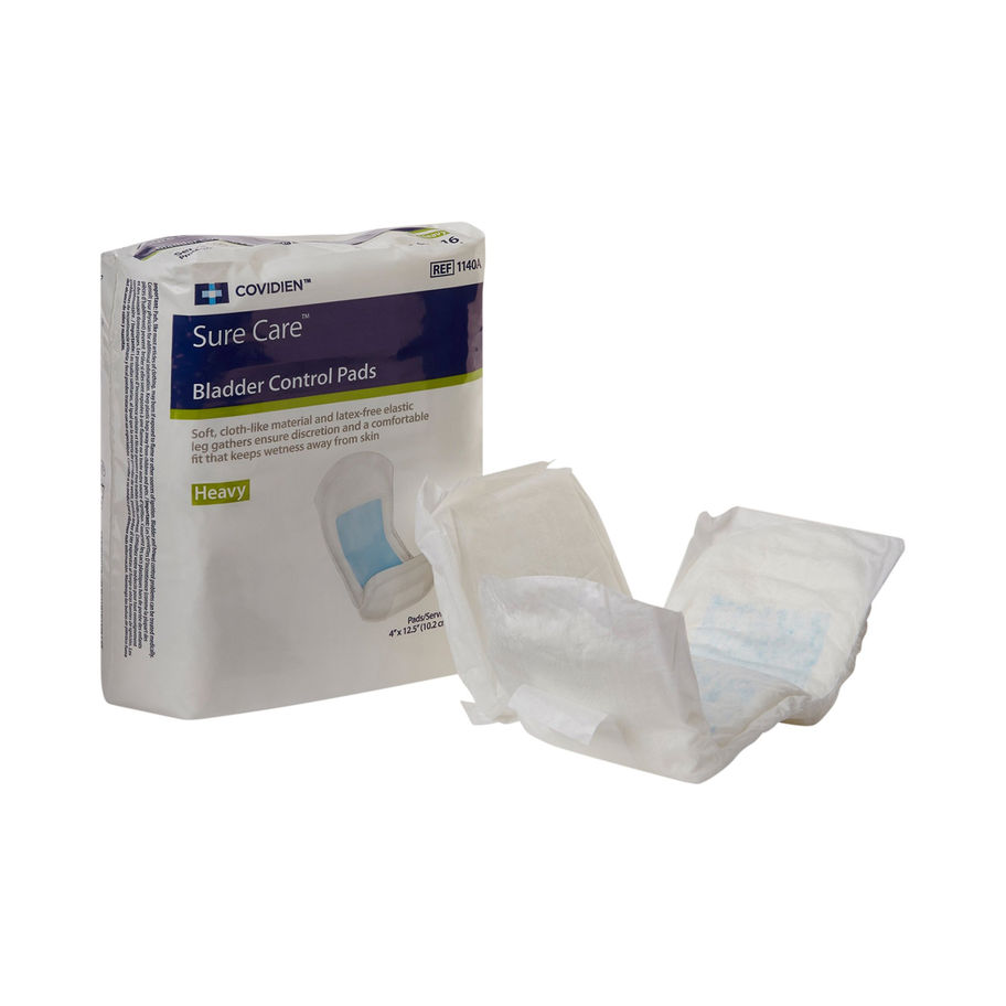 Sure Care™ Bladder Control Pads, Heavy Absorbency, 4 x 12.5 Inch - MCK-731672_ppkgleft.jpg